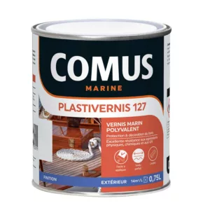 Pot vernis marin Plastivernis 127 Comus Marine 0.75l