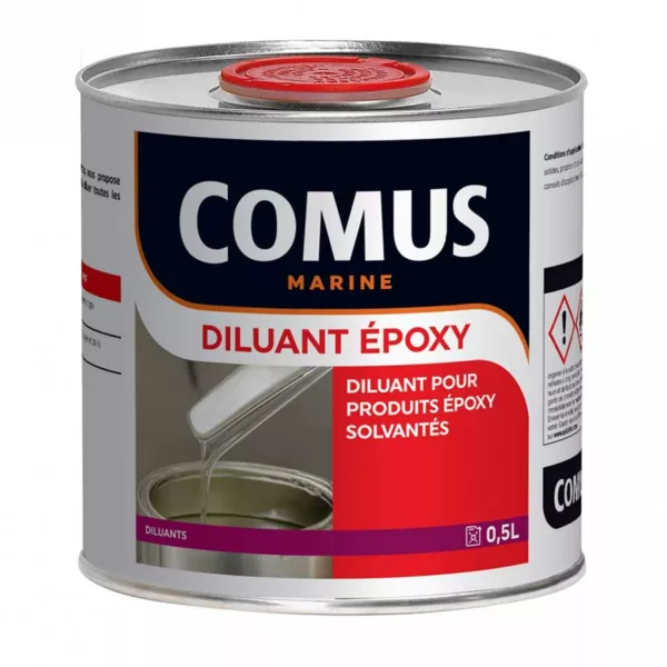 Pot diluant epoxy Comus Marine capacité 0.5l